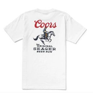 NEVER WORN Seager x Coors Banquet limited collection shirt